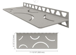 Schluter Shelf-W Curve  Stone Grey SWS1 D6 TSSG